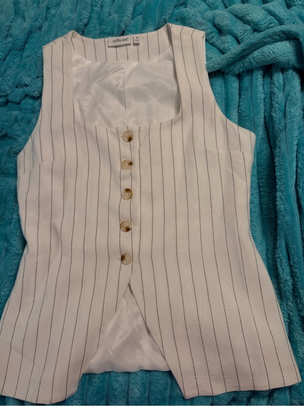 Women’s Pinstriped Vest